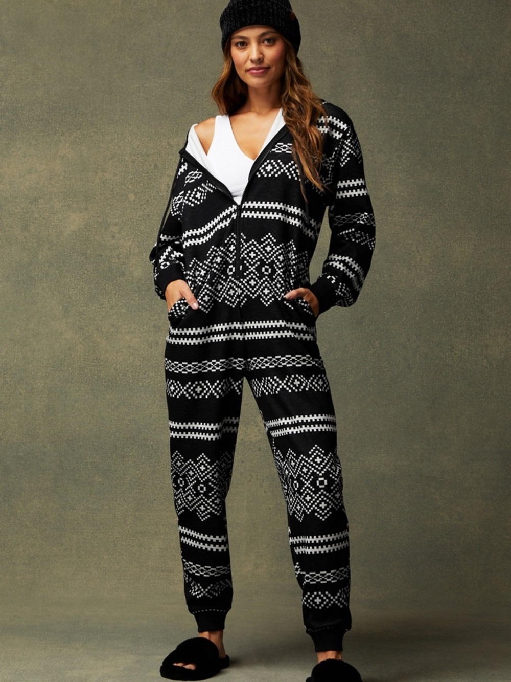 Fabletics Fleece Hooded Onesie
